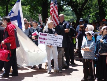 Demonstranter i USA